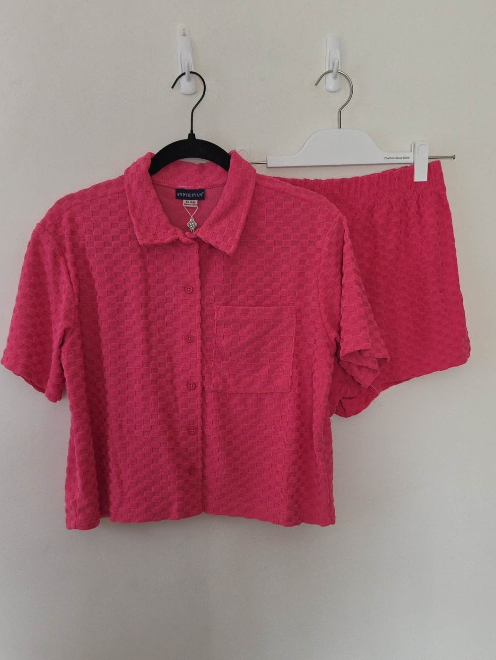 Andy & Evan Hot Pink Two-Piece Set Girl Teen Size 16